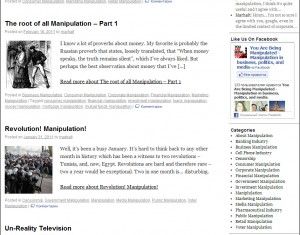 WordPress page with SEO optimization