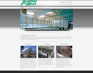 WordPress home page