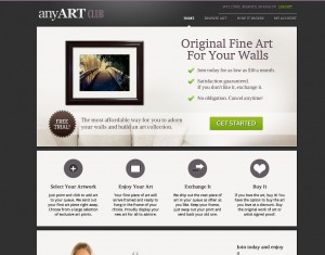 home page screenshot