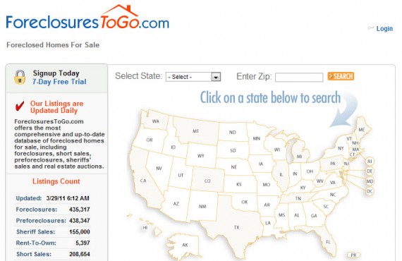 foreclosuretogo website screenshot 1