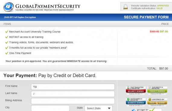 bankcard profit system screenshot 2