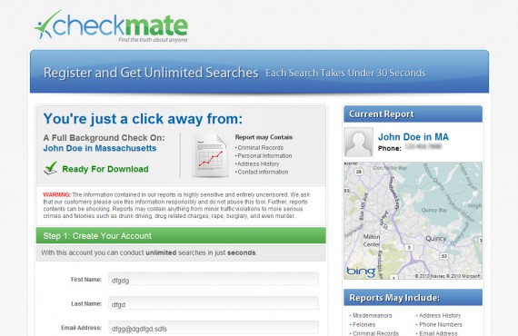 instantcheckmate website screenshot 5