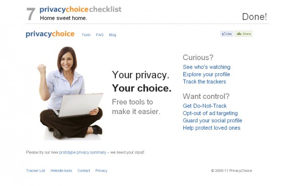 privacy choice screenshot 3