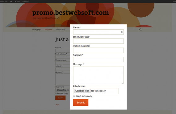 wordpress contact form plugin screenshot 6