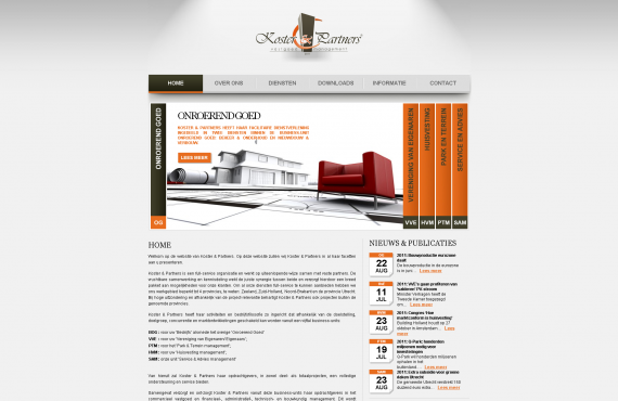 koster&partners site screenshot 1