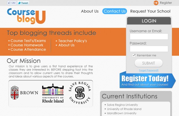courseblogu website re-design screenshot 4