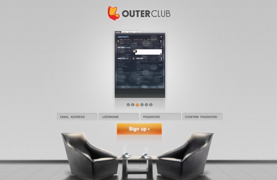 outerclub online community website graphic design screenshot 27