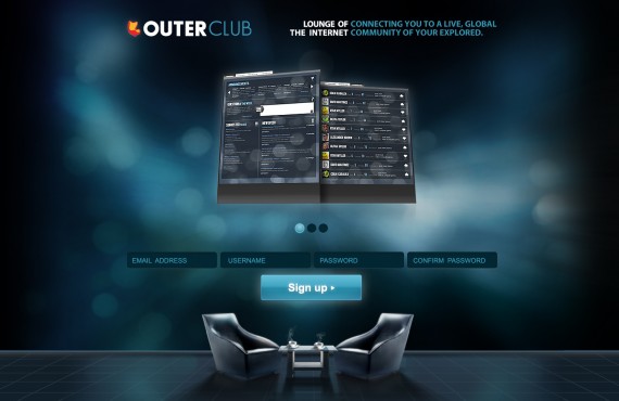 outerclub online community website graphic design screenshot 25