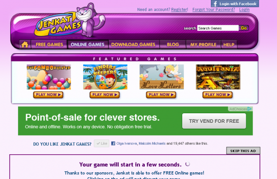 jenkatgames: improvements for a custom built website screenshot 2