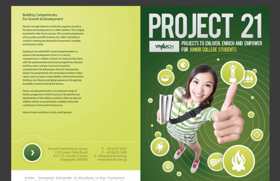 project 21 brochure creation screenshot 1