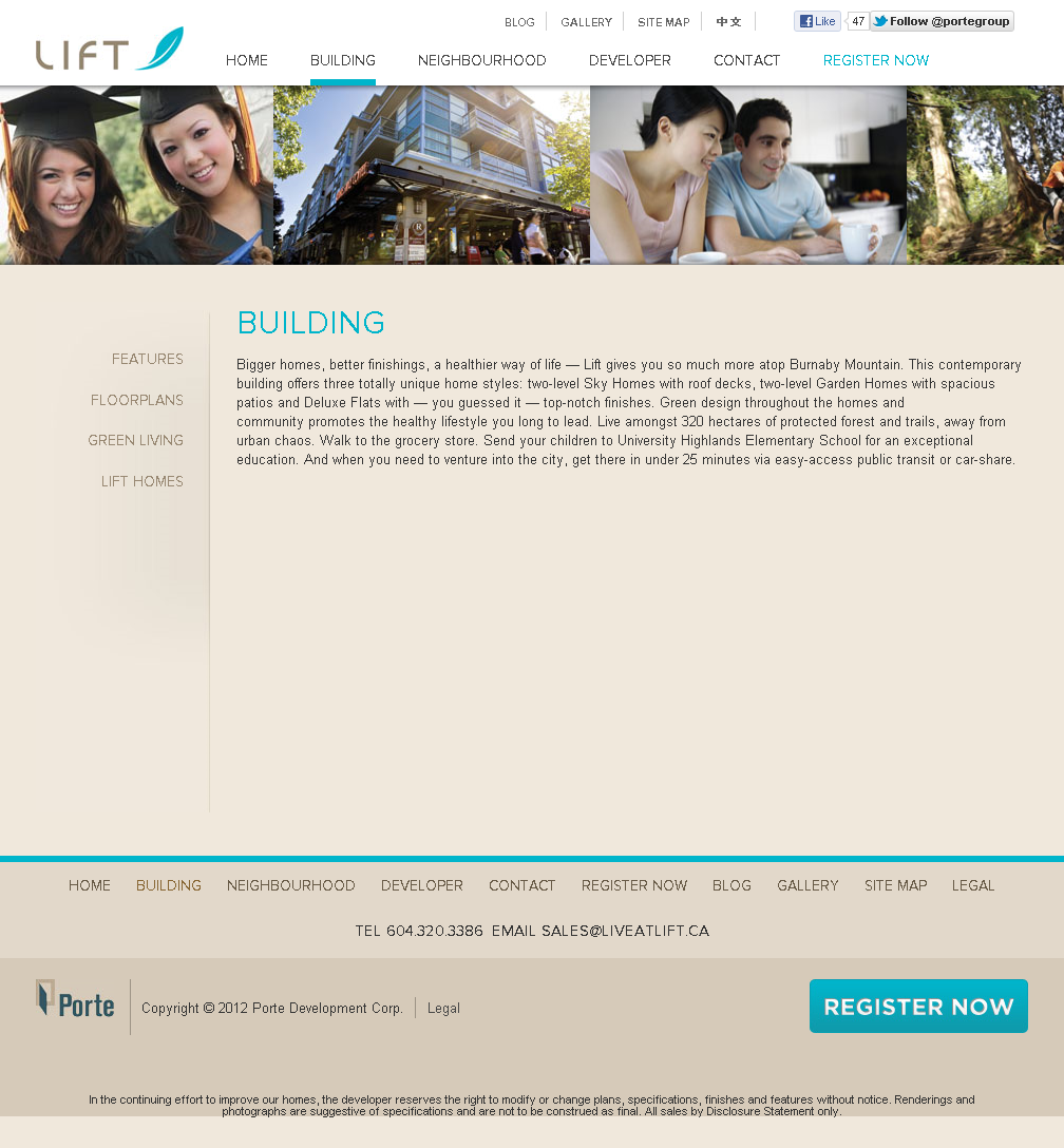 real estate website: psd to wordpress development screenshot 2