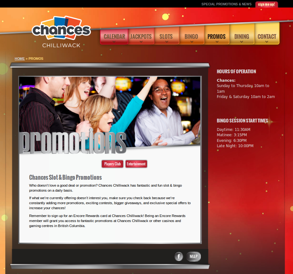 casino website. psd to wordpress development screenshot 3