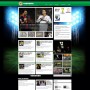 the improvement of the home page design of the football website screenshot 1