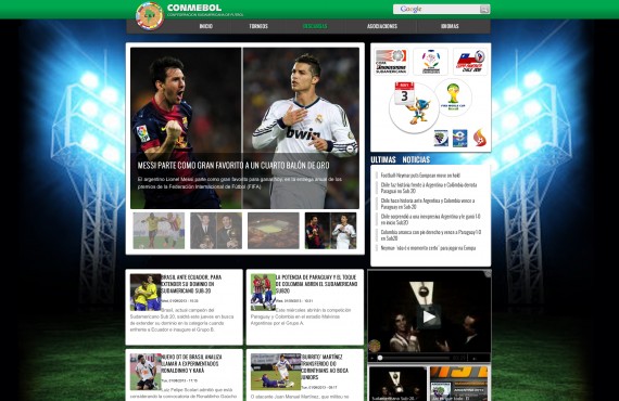 the improvement of the home page design of the football website screenshot 1
