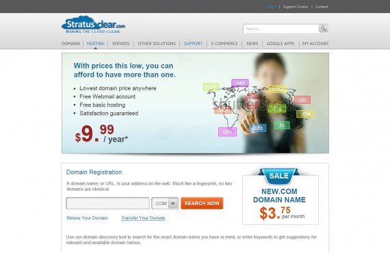 templates for the site of sale and registration of domain names screenshot 3
