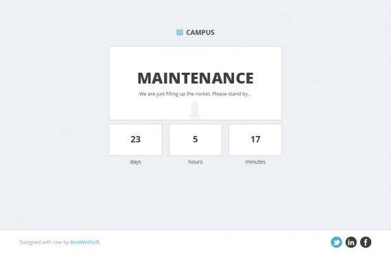 campus – university psd template screenshot 9