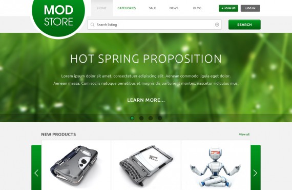 Download Modstore Online Shop Psd Template Bestwebsoft PSD Mockup Templates