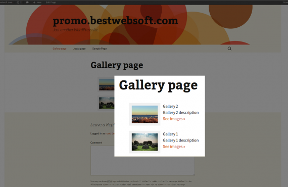 wordpress gallery plugin screenshot 2