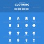 wear icons – clothing vector pack screenshot 1