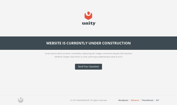 unity – multipurpose html template screenshot 5