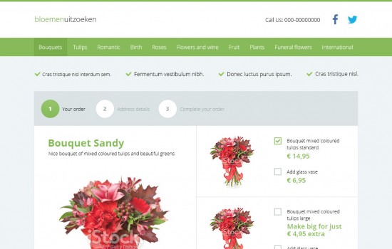 flower shop screenshot 2