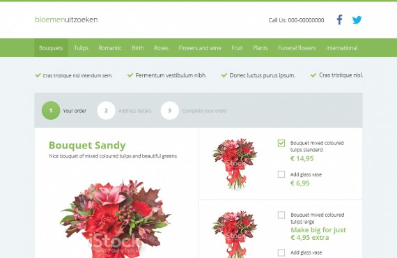 flower shop screenshot 2