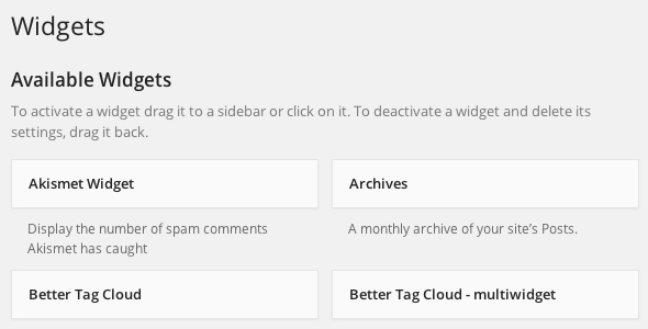 Getting Started With WordPress Widgets