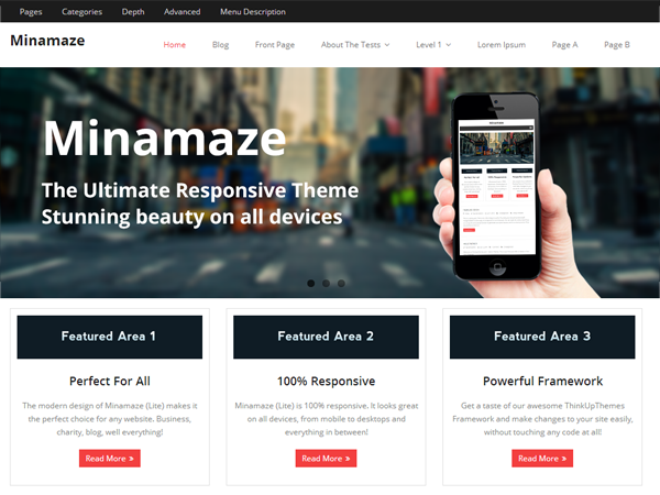 Minamaze theme display