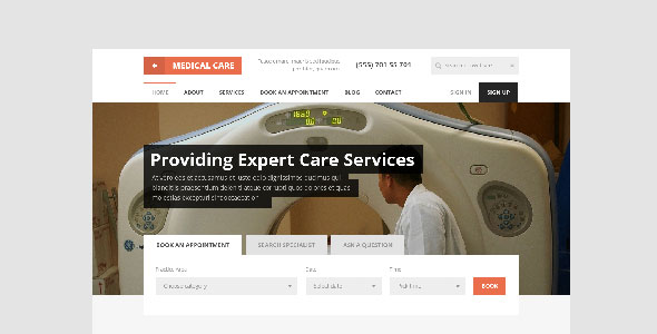 medical-care-html-template
