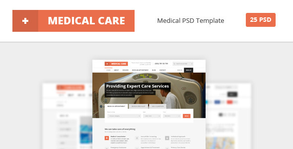 medical care template wordpress