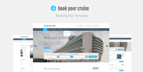 book-your-cruise-booking-psd-template