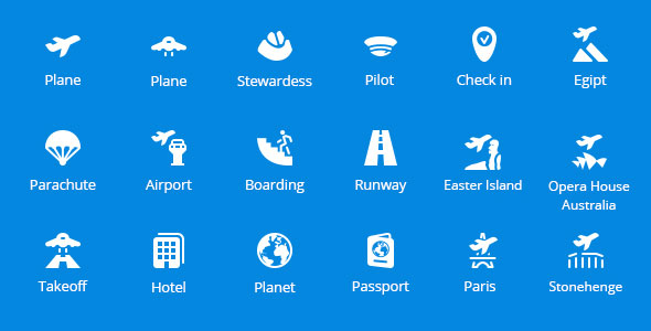book-your-flight-vector-icons
