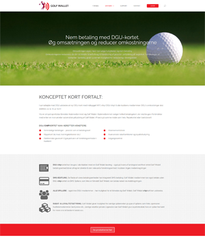 golfwallet – wordpress design & development screenshot 2