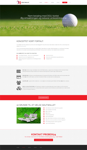 golfwallet – wordpress design & development screenshot 3