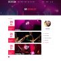 concerto – music events & tickets psd template screenshot 4
