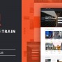 book your train – online booking psd template screenshot 1