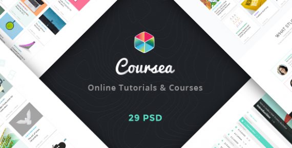 Coursea - Online Tutorials & Courses Template
