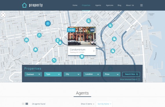 property – real estate psd template screenshot 3