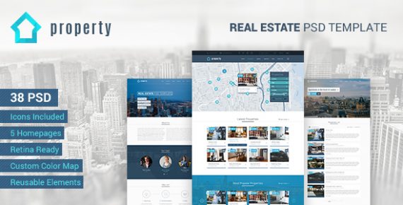 Property - Real Estate PSD Template