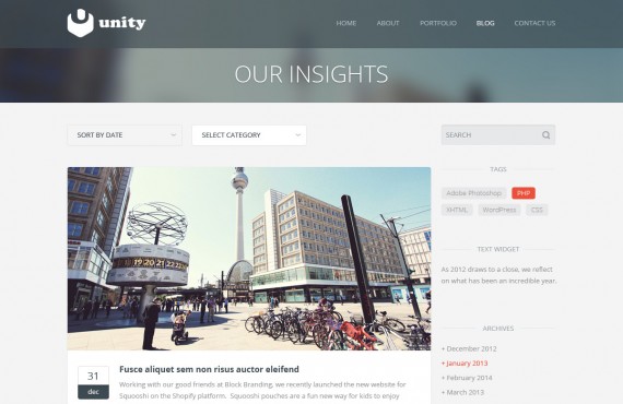 unity – multipurpose wordpress theme screenshot 5