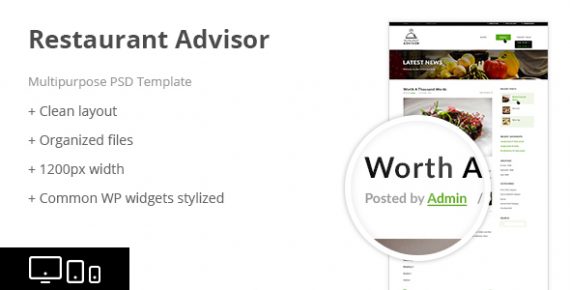 restaurant advisor wordpress template