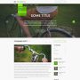 ride my bicycle – multipurpose psd template screenshot 2