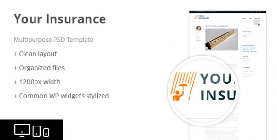 your insurance wordpress template
