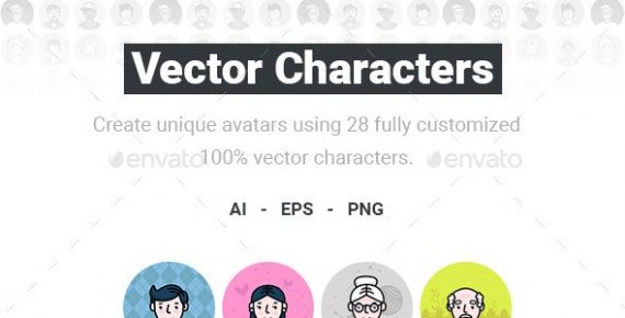 vector characters avatars