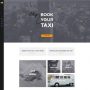 order a taxi – website design ui screenshot 1