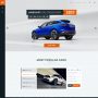 rentify – car rental & booking psd template screenshot 2