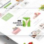 responsive web design for nutrition site screenshot 1