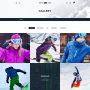 winter sport – ski & snowboard rental psd template screenshot 22