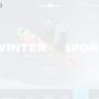 winter sport – ski & snowboard rental psd template screenshot 34