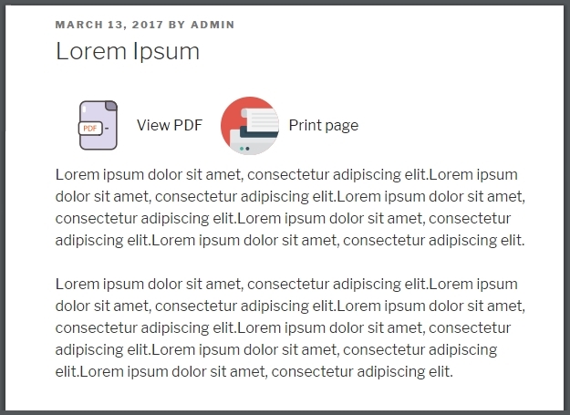 pdf buttons text image